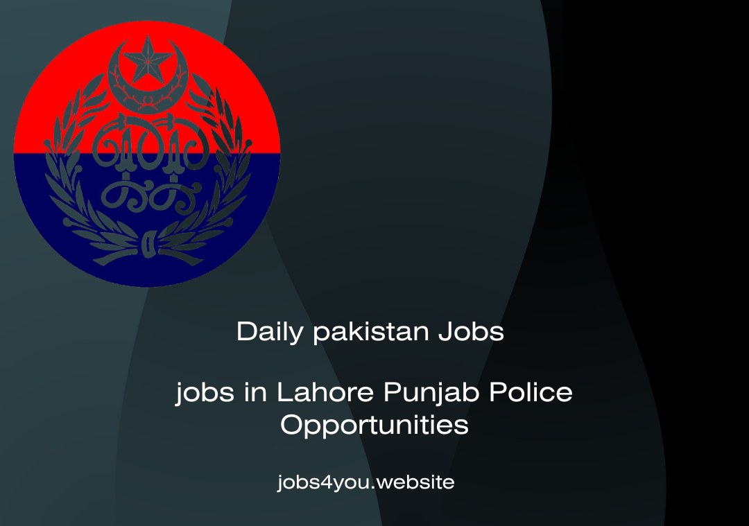 jobs in Lahore