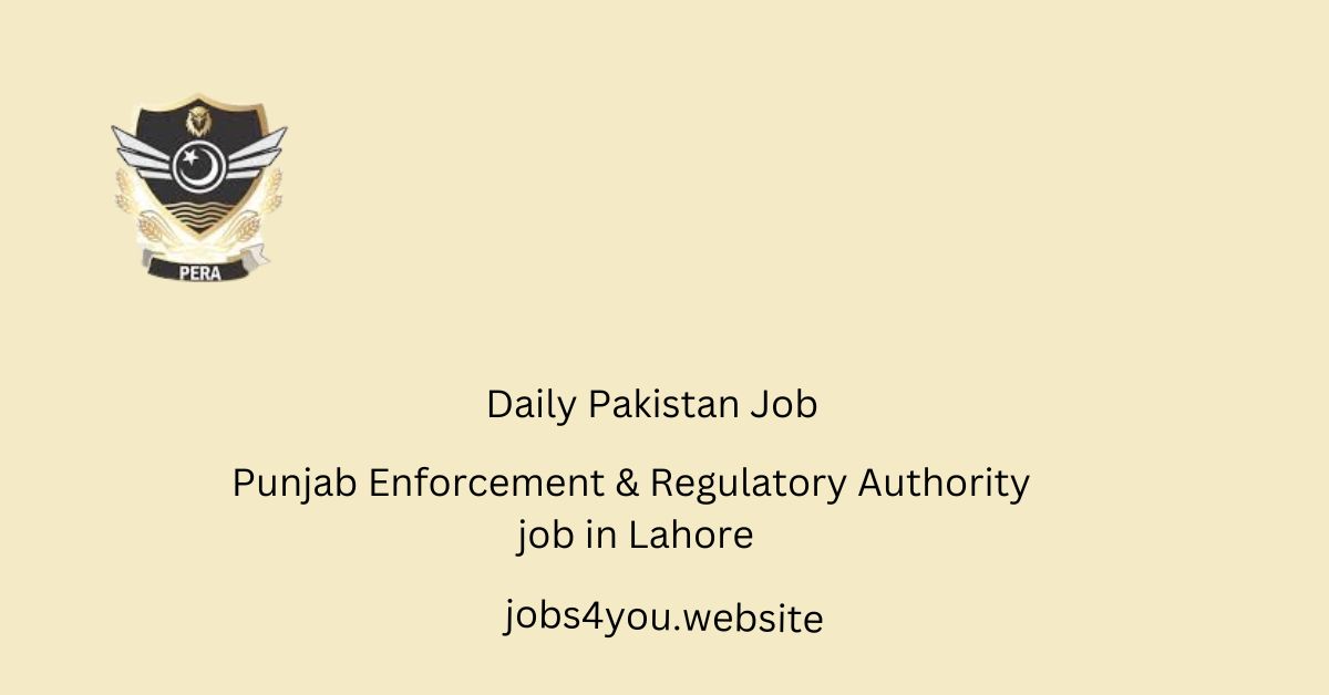 Lahore job